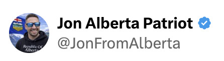 Jon Alberta Patriot, @JonFromAlberta on X